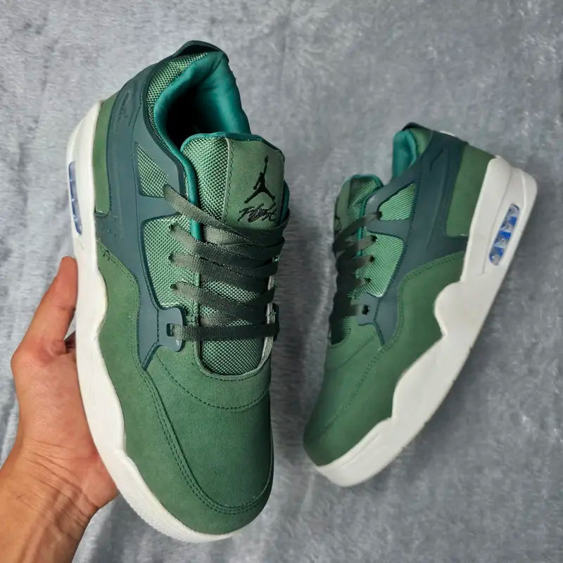 Retro 4 RM Green/White